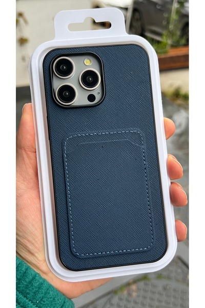 EDELFU iPhone 14 Pro Max Compatible, Fabric Textured Phone Case with Card Hol...