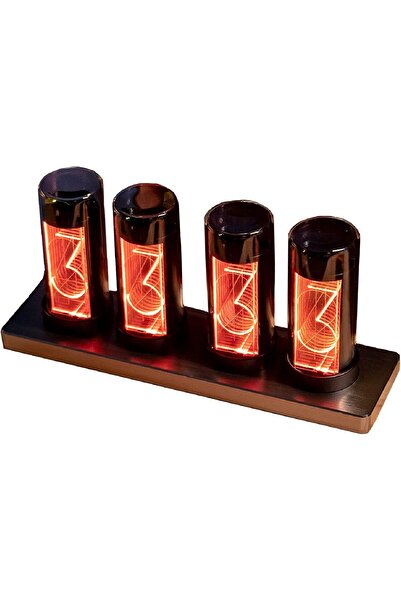 Generic Gixie Clock Mini Creative Simulation Nixie Tube Digital Variable Color Clock LED Digital Clock Stein