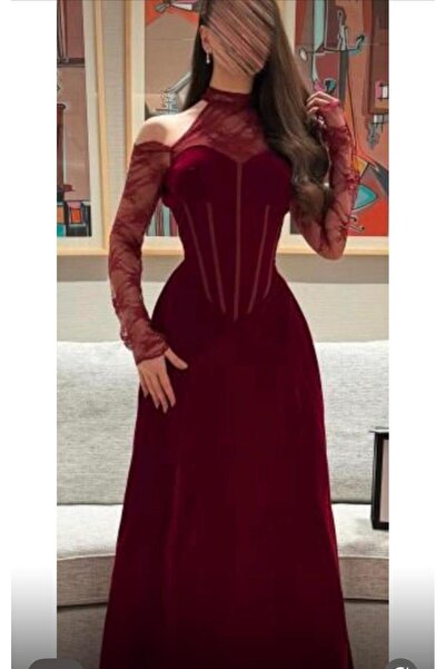 ELHAM FASHION فستان سهره المخمل الملكي