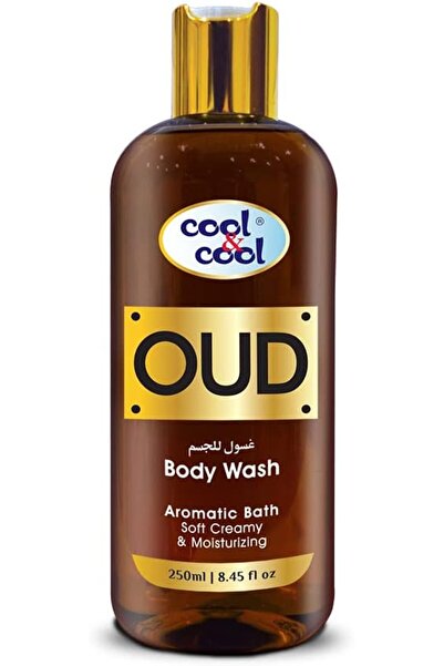 COOL & COOL Oud Body Wash 250 ML- Alcohol-Free, Enriched with Vitamin E, Soft, Creamy and Moisturizi