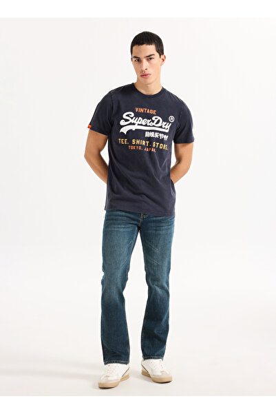 Lee Cooper Yüksek Bel Düz Paça Straight Mavi - Yeşil Kadın Denim Pantolon 261...