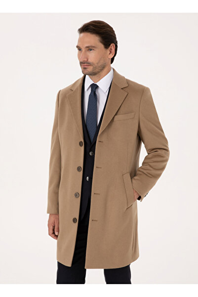 Cacharel Lacivert Erkek Slim Fit Palto LIEGE