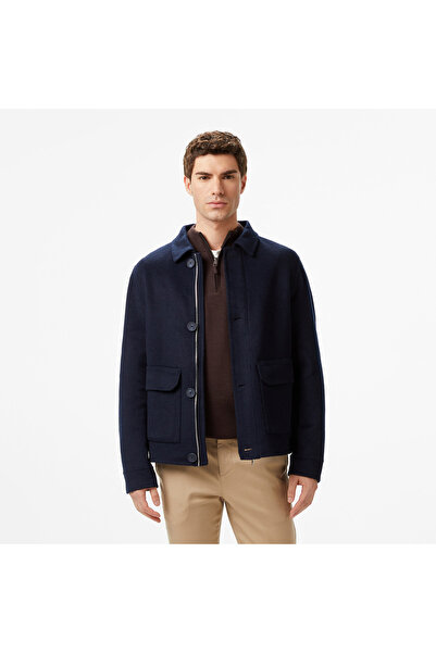 Nautica Erkek Lacivert Regular Fit Kaşe Ceket