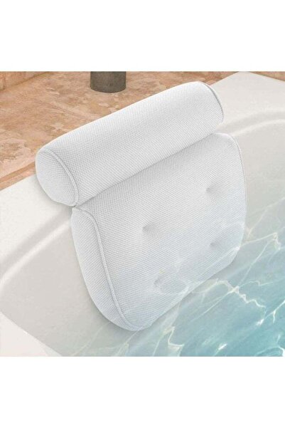 Generic Luxury Bath Pillow Waterproof Air Mesh Bath Cushion With Suction Cups...