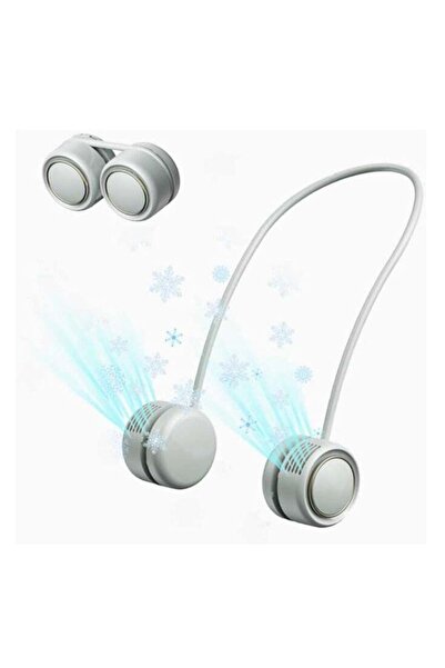 Arabest Hanging Neck Fan,Wire-wound Storage Bladeless 360 Degree Wearable Fan & 3-speed Adjustable