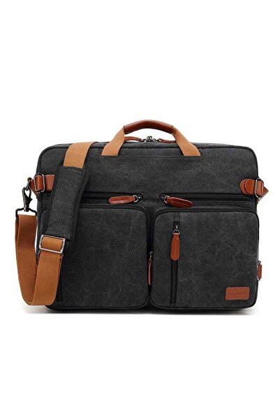 DOMEET Convertible Backpack Shoulder Bag Messenger Bag Laptop Case Business B...