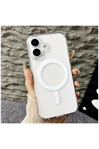 Zebana iPhone 16 Plus Compatible Case Non-Yellowing Clearmag Case (M-Safe Com...