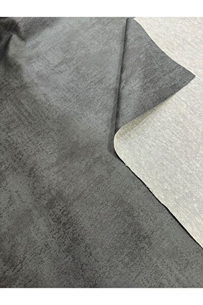 Enesar Home Nubuk Kumaş (ANTRASİT - GRİ) Döşemelik Kumaş Dijital Baskı Nubuk