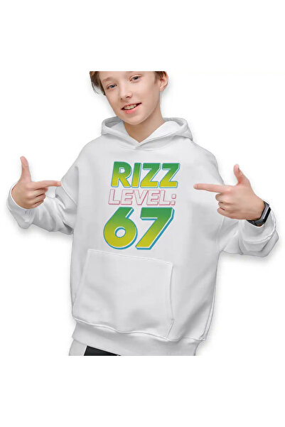 OEM Hanorac Copii Baieti Six Seven Rizz Level 67