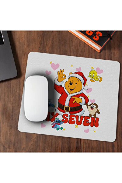 OEM Mousepad Six Seven Winnie the Pooh Christmas 67