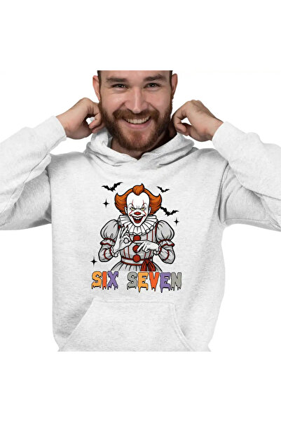 OEM Men's Hoodie Six Seven Horror Pennywise 67 Halloween