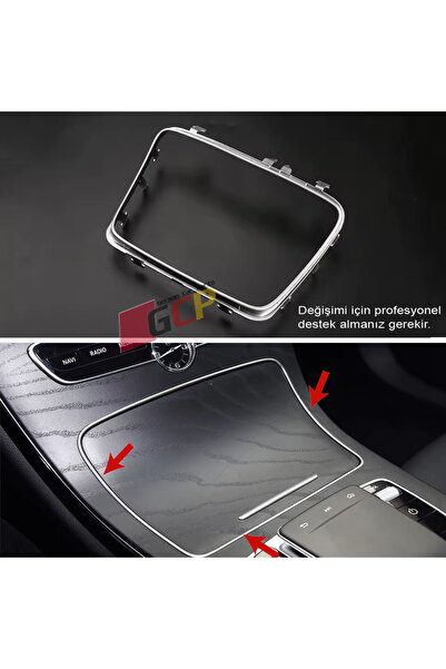 GCP German Car Parts W205 C Series Eyebrow Frame - C180 C200D Chrome Throw-Of...