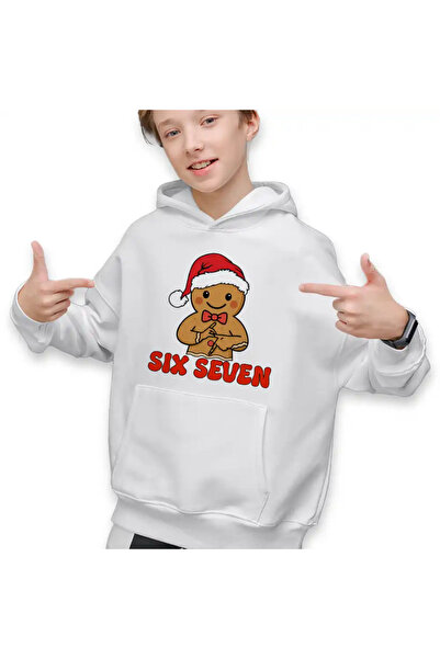 OEM Hanorac Copii Baieti Six Seven Omul de Turta Dulce Craciun