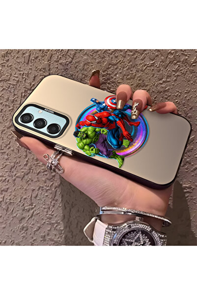 Hontinga حافظة صلبة رفيعة متوافقة مع كاميرا سامسونج جالاكسي M15 بنمط Hero