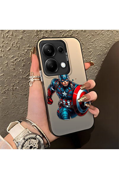 Hontinga حافظة سيليكون رفيعة مقاومة للصدمات بنمط كابتن متوافقة مع هاتف Poco M...