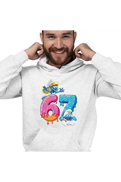 OEM Men's Hoodie Six Seven Smurfette Baby Smurf