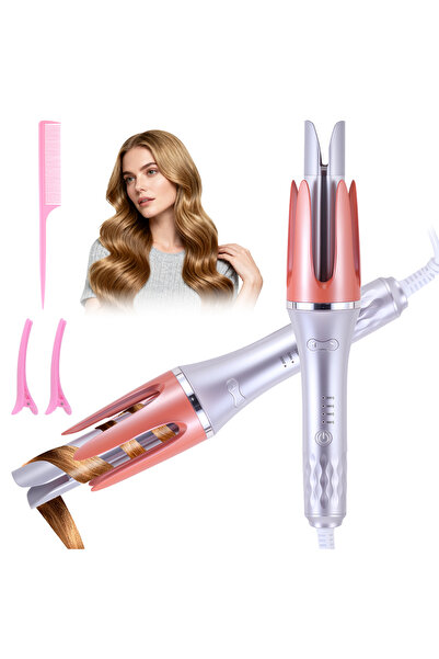 Solimpia مكواة تجعيد الشعر الكهربائية الأوتوماتيكية الدوارة المصنوعة من السير...