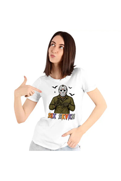 OEM Tricou Femei Six Seven Jason Voorhees 67 Halloween