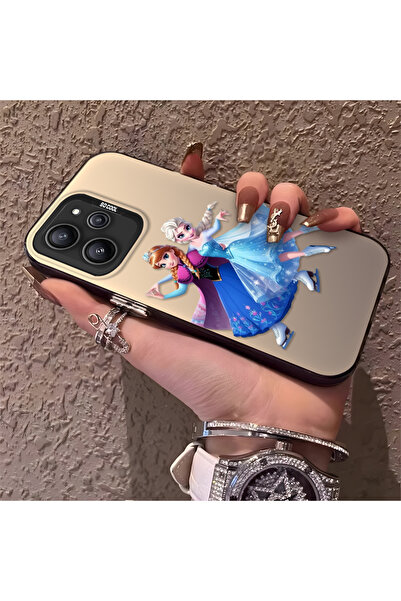 Hontinga حافظة رقيقة وصلبة متوافقة مع كاميرا Redmi 12 4G، بنمط إلسا