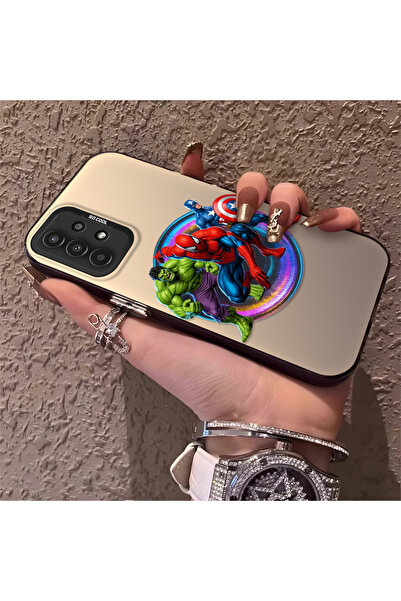 Hontinga حافظة صلبة رفيعة متوافقة مع كاميرا سامسونج جالاكسي A13 4G بنمط Hero