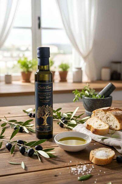 Sadık Amca Erken Hasat Soğuk Sıkım Natürel Sızma Zeytinyağı 500 ml. Cam Şişe