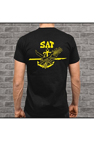 bteks Special Design Sat T-Shirt Yellow Print