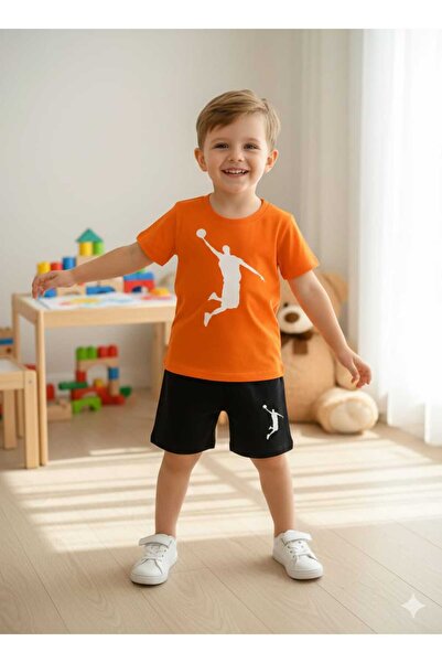 DOCE ELEGANTE Basketball Printed Summer Children's Set