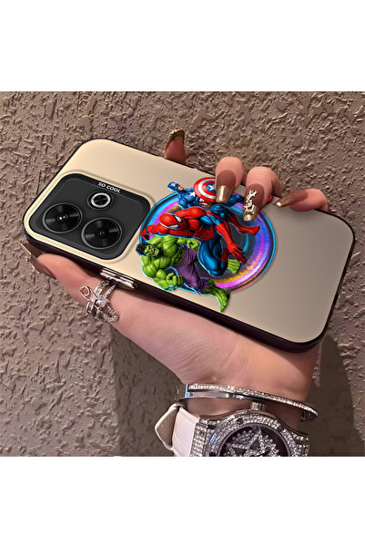 Hontinga حافظة رقيقة وصلبة متوافقة مع كاميرا Redmi 13 مع نمط Hero