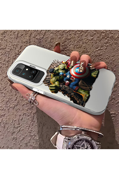 Hontinga حافظة رقيقة وصلبة متوافقة مع كاميرا Redmi 10 مع نمط Hero