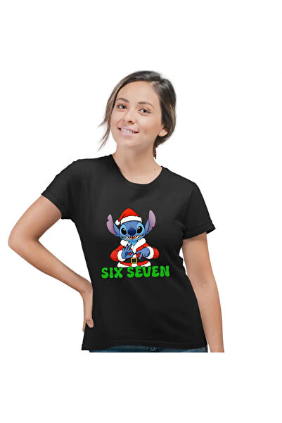 OEM Γυναικείο T-shirt Six Seven Stitch Christmas 67