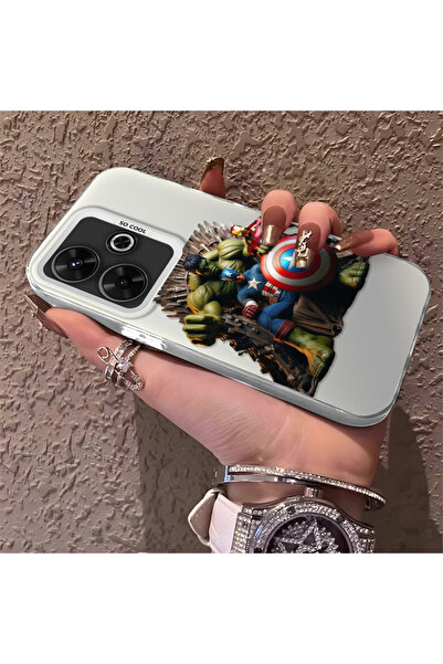 Hontinga حافظة رقيقة وصلبة متوافقة مع كاميرا Redmi 13X مع نمط Hero