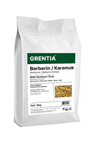 Grentia Berberin Toz Ekstresi / Toz Ekstraktı 5 kg - Berberis vulgaris