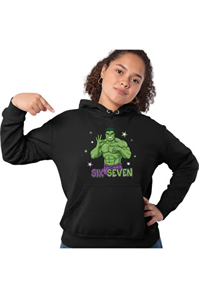 OEM Women's Hoodie Six Seven Hulk 67 Marvel Superhero