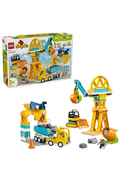 LEGO ®   Locul de construcție și vehicule DUPLO Town 3 în 1 10476 - Set de co...