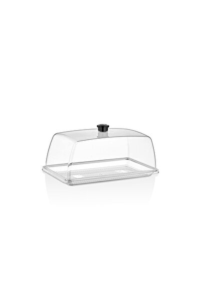 GastroPlast Kırılmaz (Pc) Fanus ve Tepsi Seti (325 x 176 Mm) - Kafe, Pastane ...