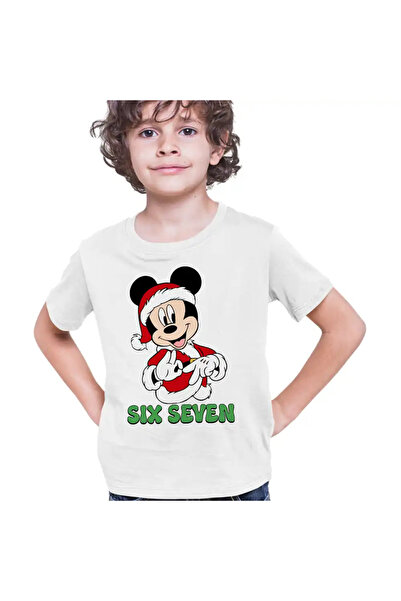 OEM Παιδικό μπλουζάκι Six Seven Mickey Mouse με τον Ντόναλντ Ντακ για αγόρια