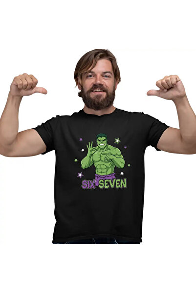 OEM Men's T-Shirt Six Seven Hulk 67 Marvel Superhero