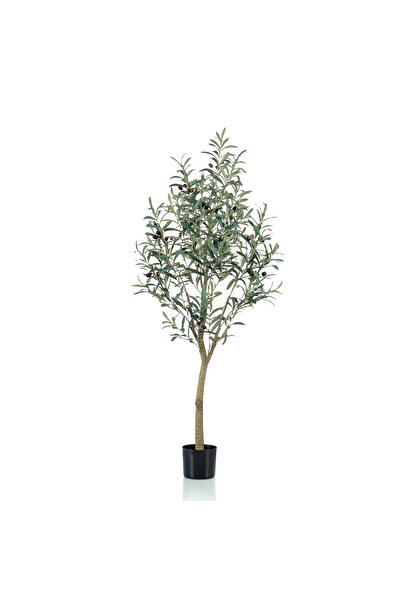 homez شجرة زيتون اصطناعية في أصيص، خضراء 80*80*140 سم