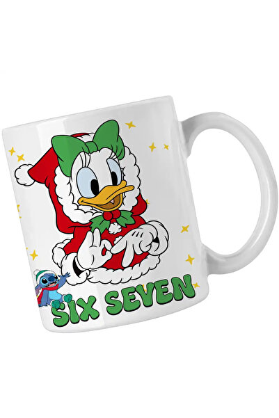 OEM Mug Six Seven Daisy Christmas Donald Duck Mickey Mouse