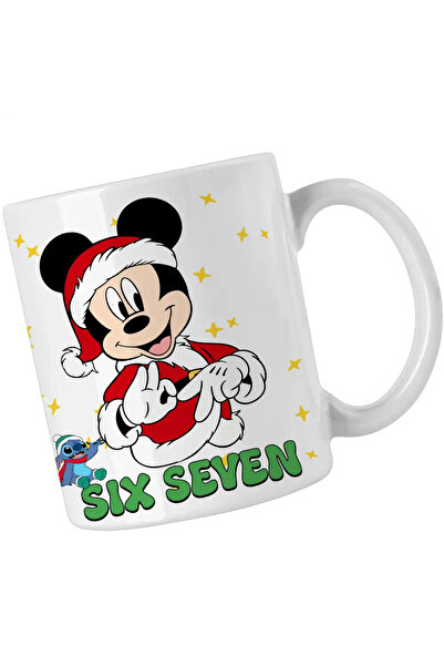 OEM Mug Six Seven Mickey Mouse Christmas Donald Duck