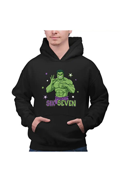 OEM Men's Hoodie Six Seven Hulk 67 Marvel Superhero