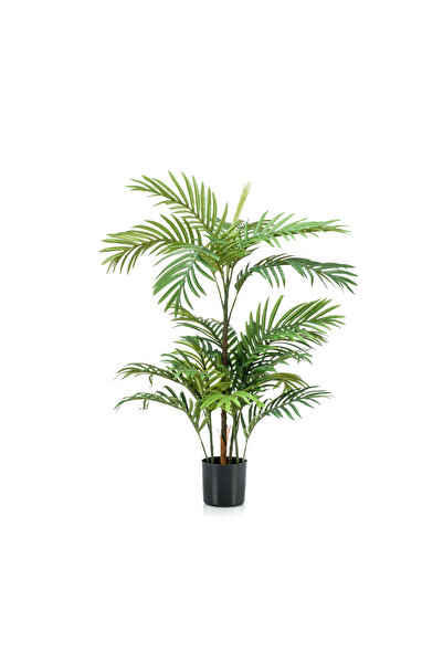 homez نخلة فيني صناعية في أصيص، خضراء 60*60*98 سم