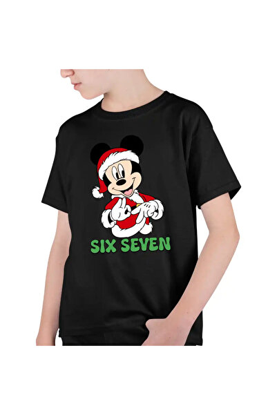 OEM Παιδικό μπλουζάκι Six Seven Mickey Mouse με τον Ντόναλντ Ντακ για αγόρια