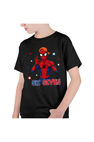 OEM Tricou Copii Baieti Six Seven Spiderman 67 Marvel Superhero