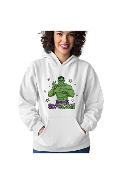 OEM Women's Hoodie Six Seven Hulk 67 Marvel Superhero