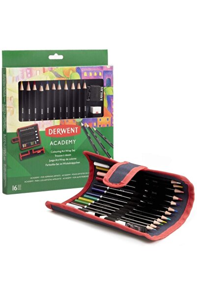 Derwent Pencil case set with 12 pencils, high quality, contains sharpener and...
