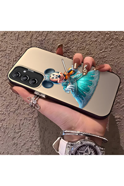 Hontinga حافظة صلبة رفيعة متوافقة مع كاميرا سامسونج جالاكسي A24 بنمط ميني