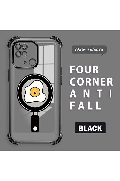 ucuc حافظة حماية من السيليكون الشفاف المتوافقة مع هاتف Redmi 10C، بنمط مموج