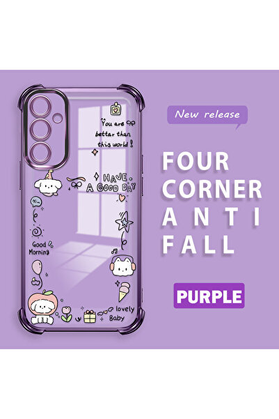 ucuc حافظة حماية من السيليكون الشفاف المتوافقة مع هاتف Samsung Galaxy A34 5G،...