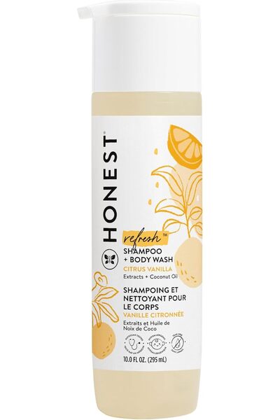 The Honest Company , Refresh Shampoo + Body Wash, Citrus Vanilla, 10 fl oz (2...